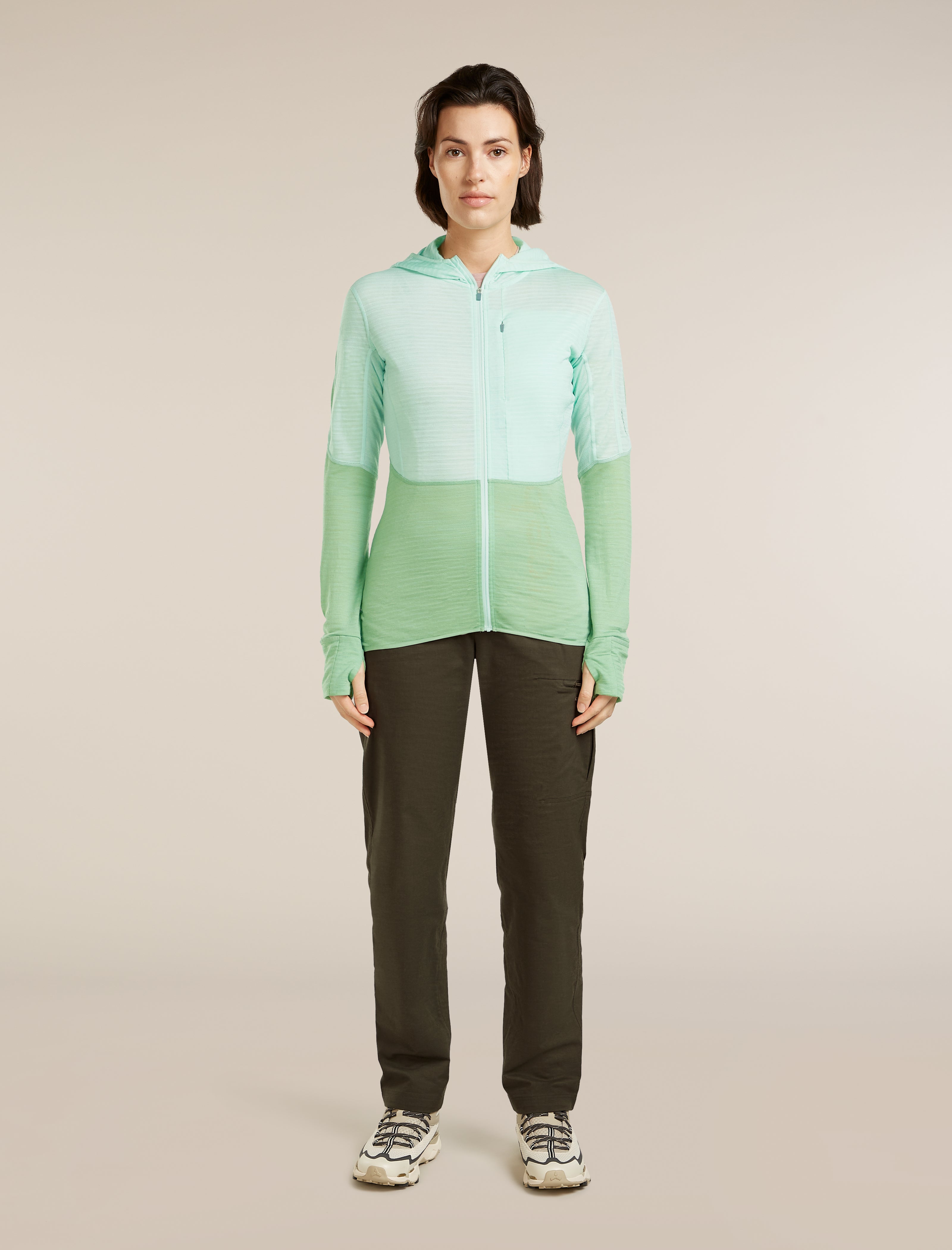 Women Merino Blend 200 RealFleece™ Descender Long Sleeve Zip
