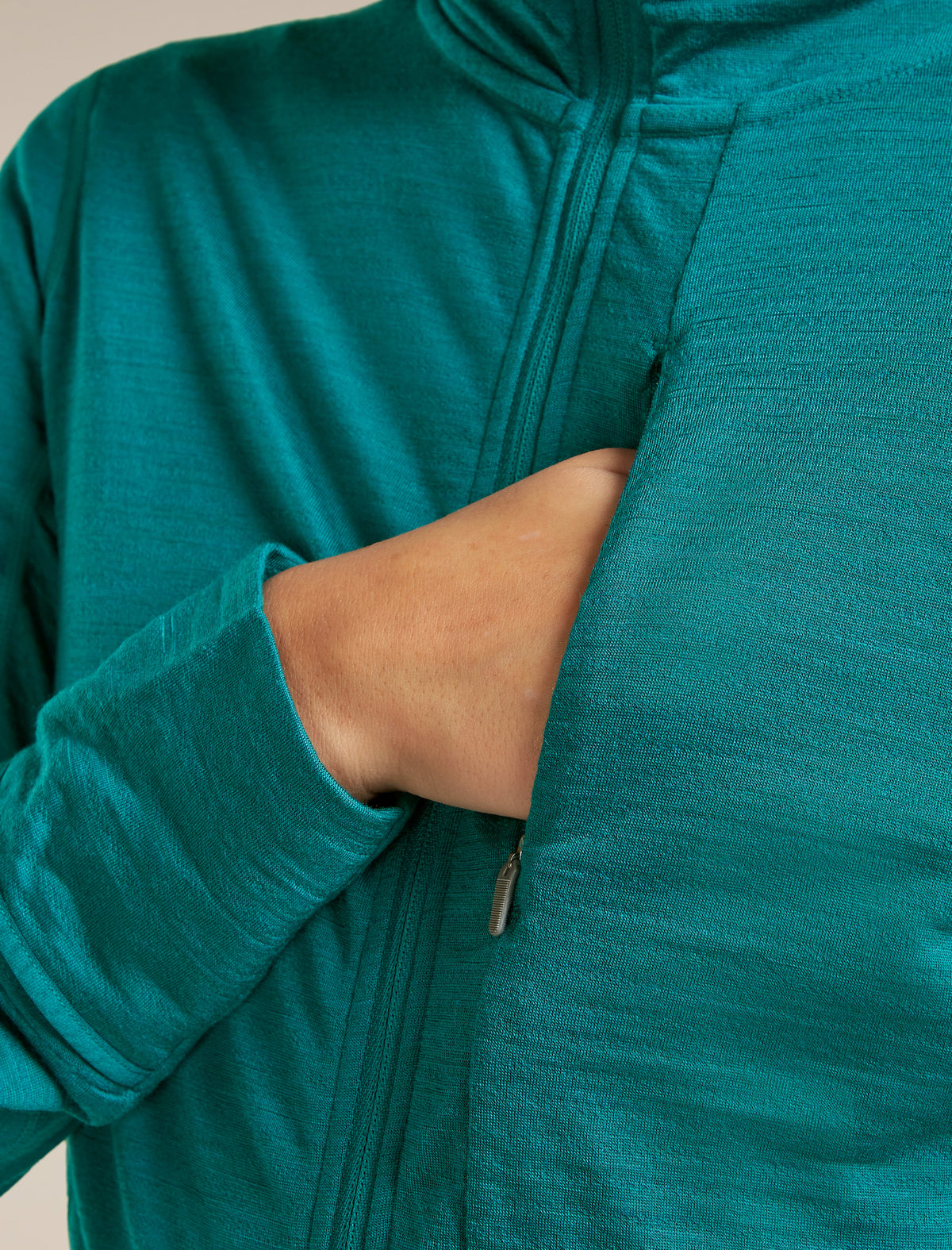 Haut à capuchon à glissière 200 Realfleece™ Descender en mélange de mérinos pour femmes  - 10