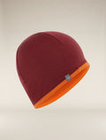 Unisex Merino 200 Pocket Hat Port/Blaze - 4