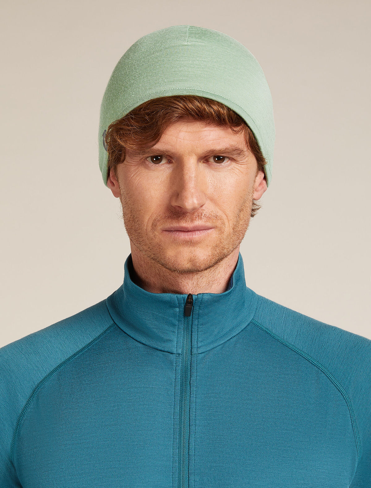 Unisex Merino 200 Pocket Hat Peridot/Seaglass - 4