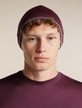 Tuque réversible unisexe 200 Oasis en mérinos  - 1