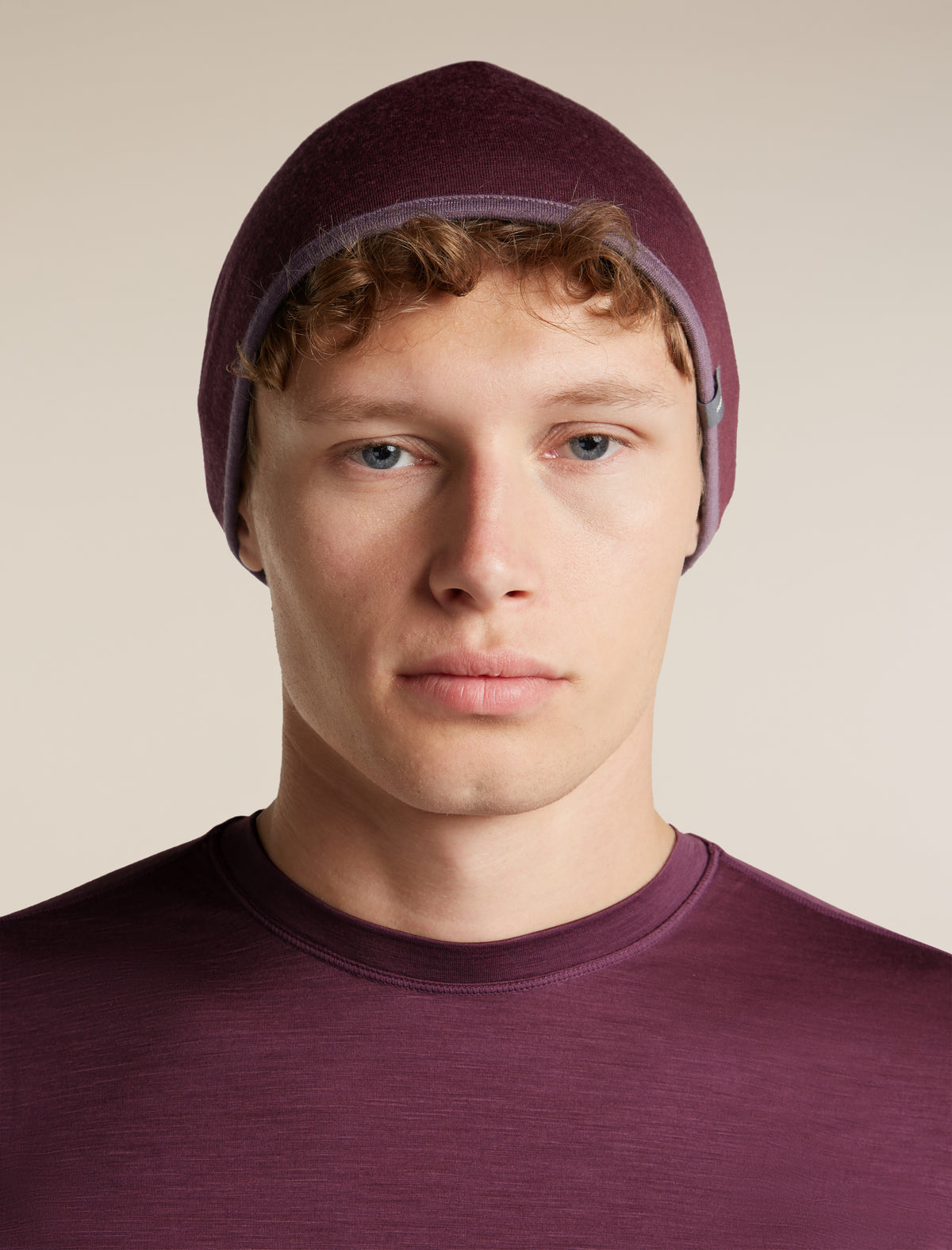 Tuque réversible unisexe 200 Oasis en mérinos  - 1
