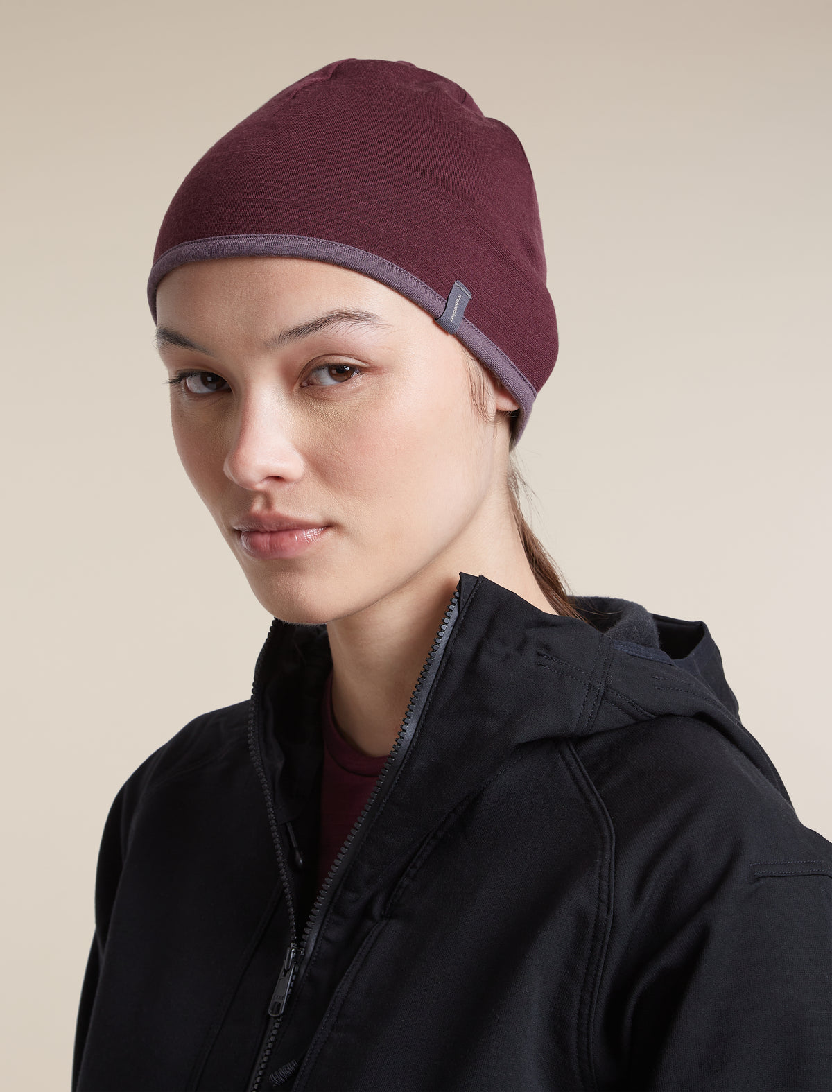 Tuque réversible unisexe 200 Oasis en mérinos  - 14