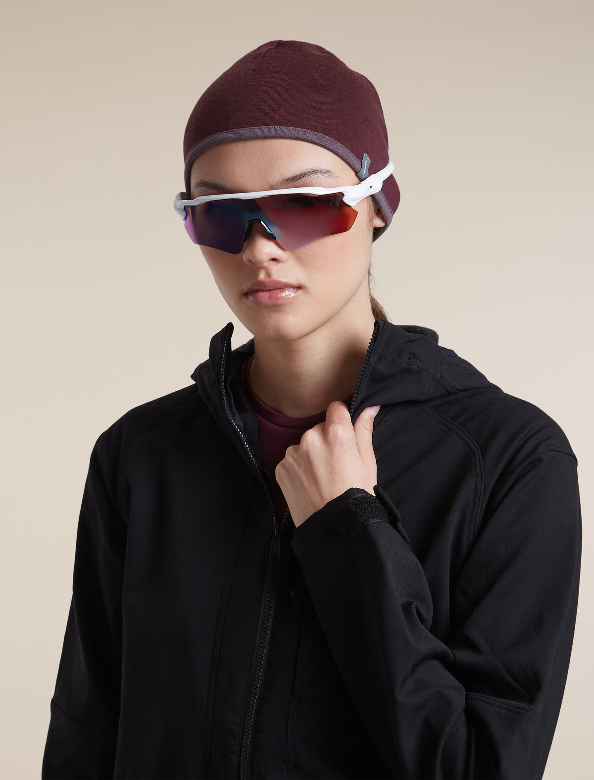 Tuque réversible unisexe 200 Oasis en mérinos  - 6