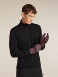 icebreaker Unisex Merino 200 Oasis Glove Liners Grey Plum Unisex - 1