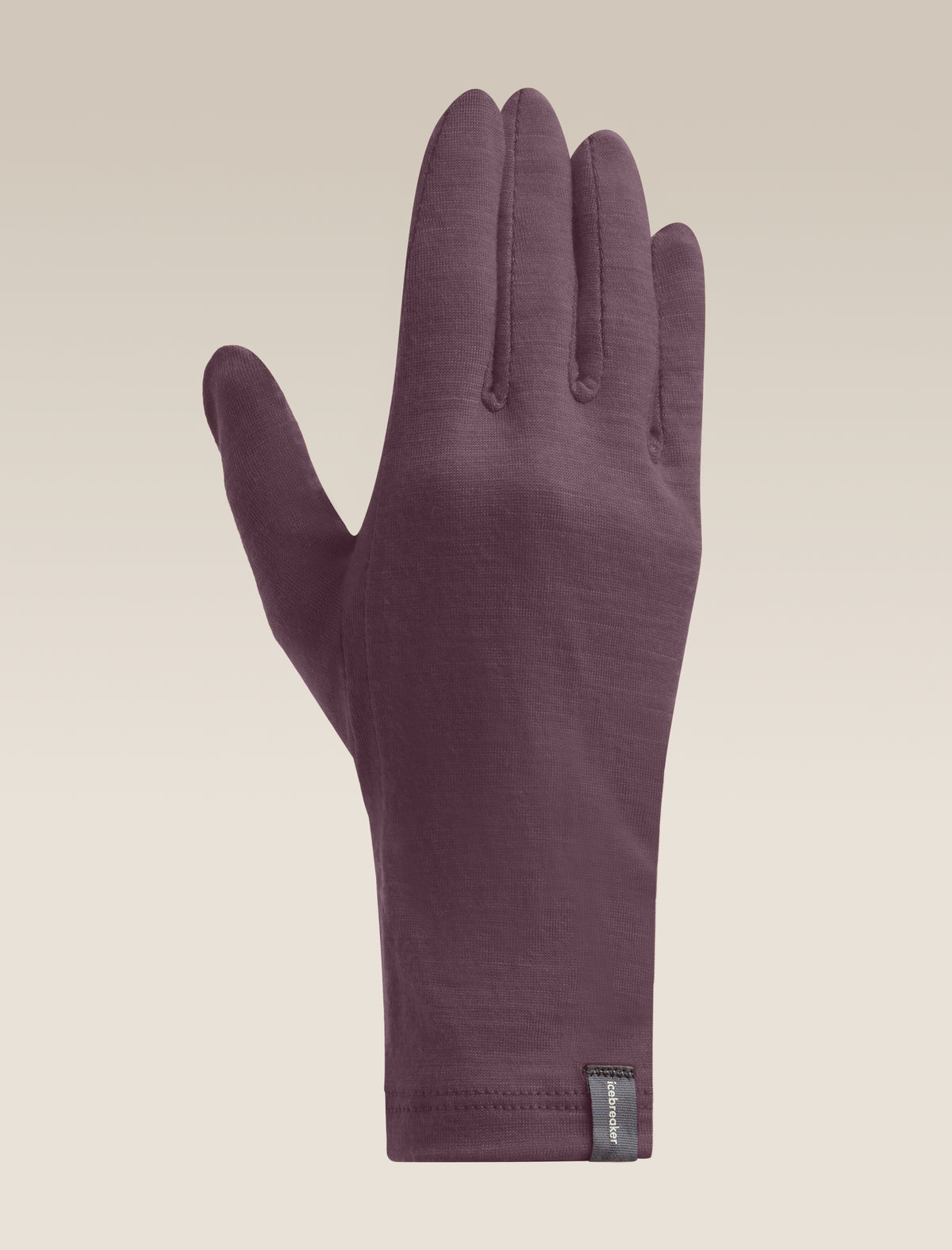 icebreaker Unisex Merino 200 Oasis Glove Liners Grey Plum Unisex - 7