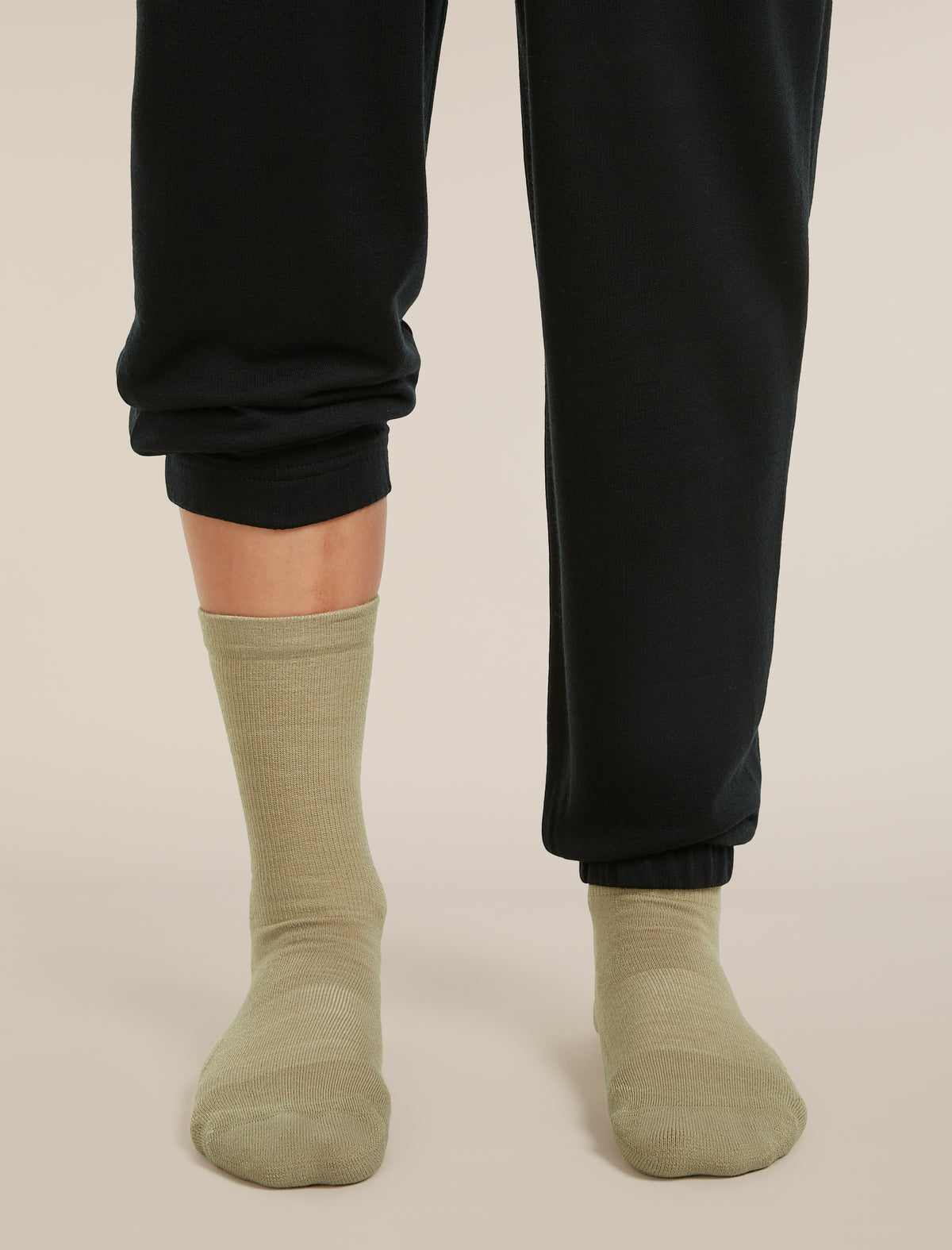 Women's Merino Lifestyle_Light Crew Socks Flagstone - 2