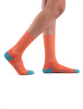 Women's Merino Lifestyle Light Crew Socks Ember/Cloud Ray - 1