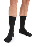 Men's Merino Lifestyle Light Crew Socks Black - 3
