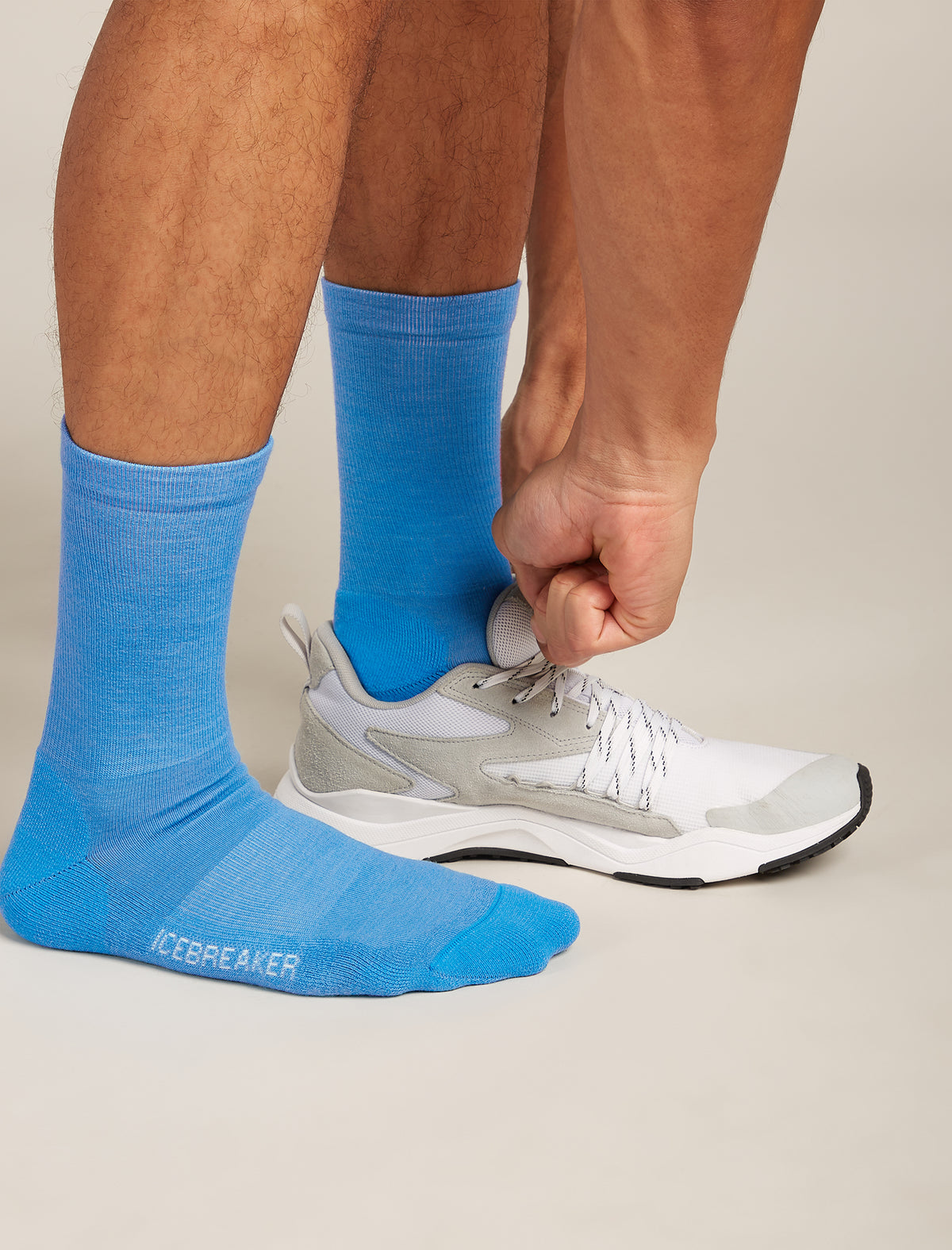Men's Merino Lifestyle Light Crew Socks Arctic/snow - 1
