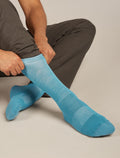Men's Merino Lifestyle Light Crew Socks Topaz/Hydro - 2