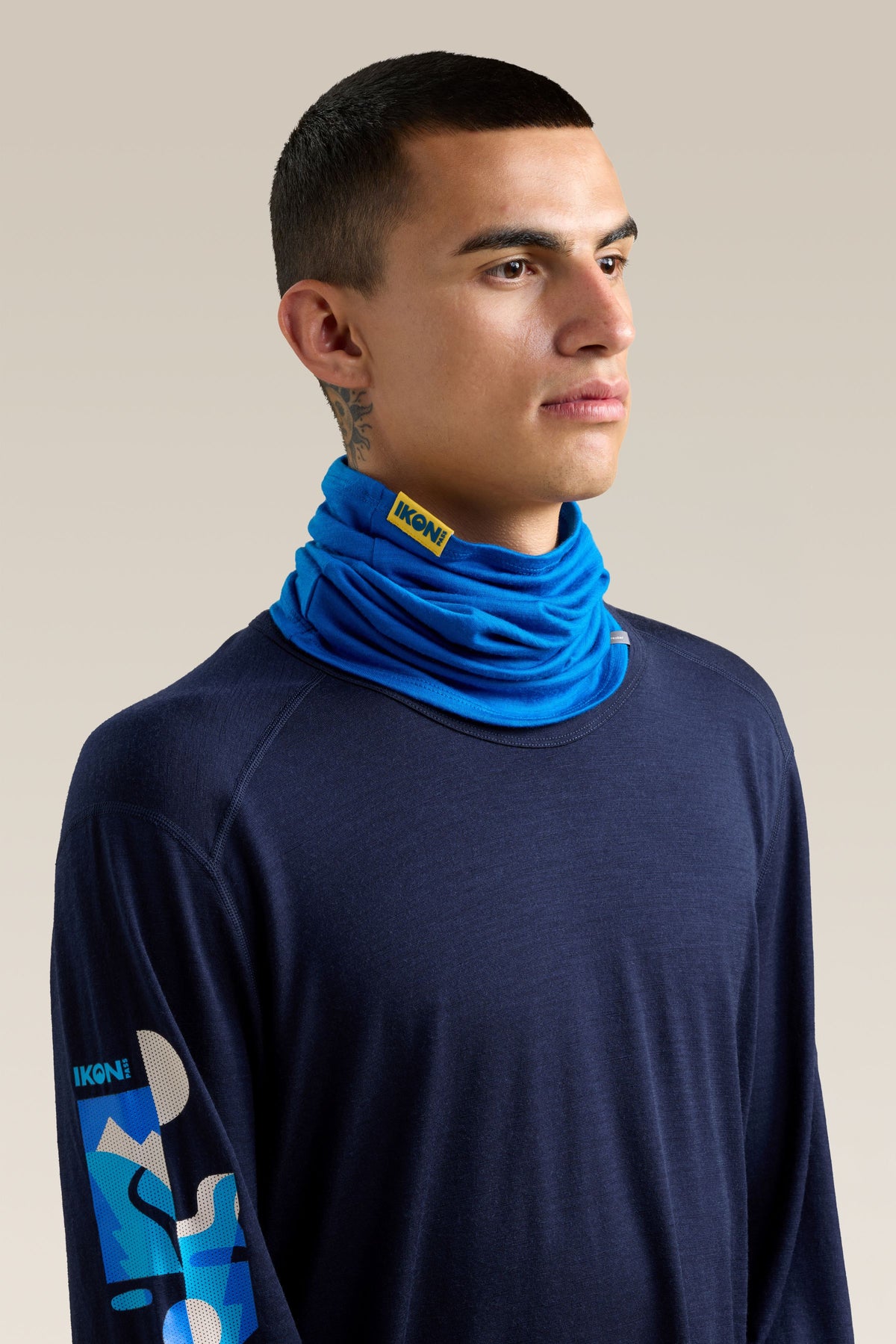 icebreaker Unisex Merino 200 Oasis Chute Ikon Pass Lazurite Unisex - 3
