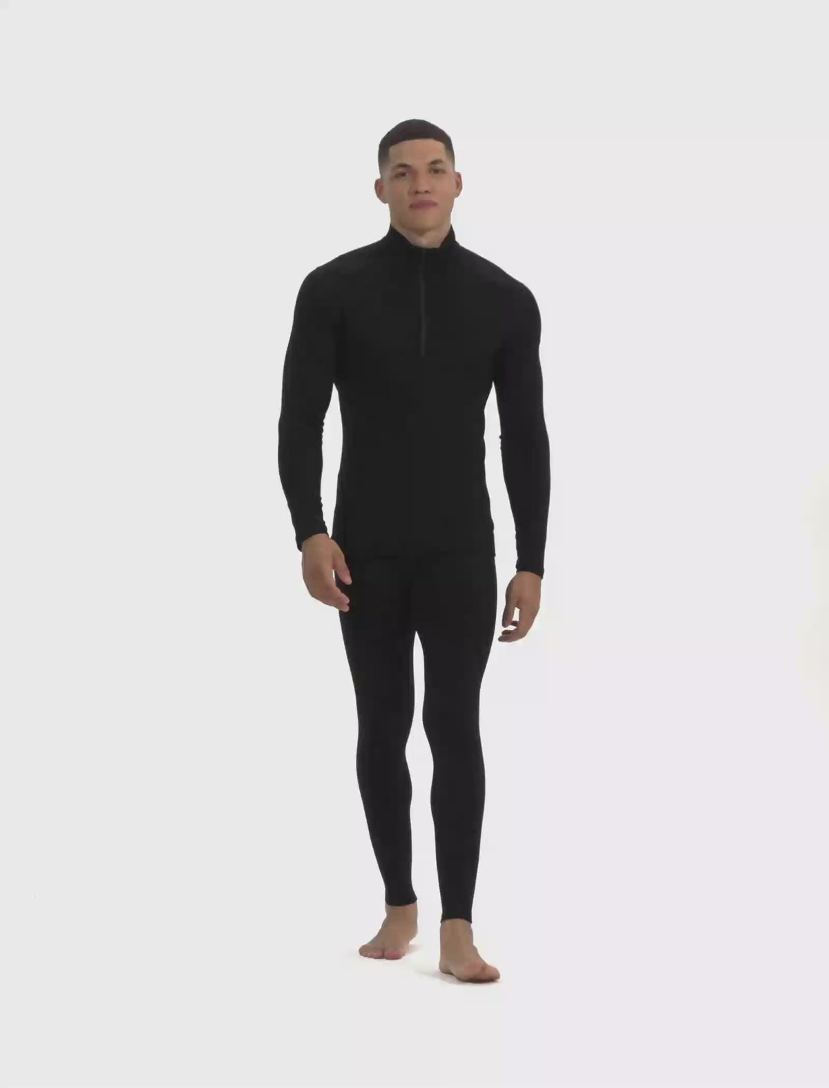 Icebreaker 260 Tech Leggings Homme, Noir, Taille S, 100% Laine Mérinos